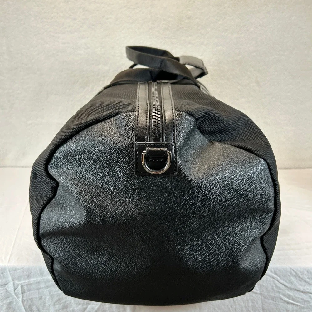 Michael Kors Kent Black Nylon Duffle Bag Convertible Backpack Travel Gym
